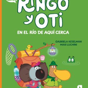 Ringo y Oti en el río de aquí cerca Ringo y Oti en el río de aquí cerca