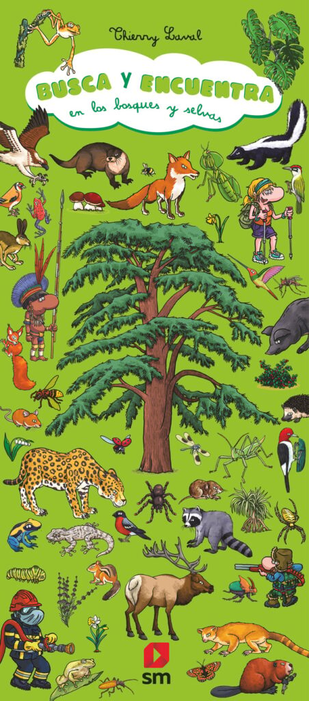 Portada del producto:  Busca y encuentra en los bosques y selvas