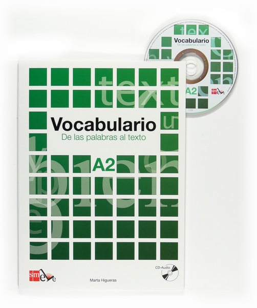 Portada del producto:  Vocabulario A2. De las palabras al texto