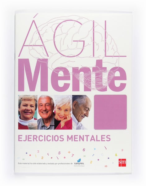Portada del producto:  Ágilmente: ejercicios mentales. Violeta claro