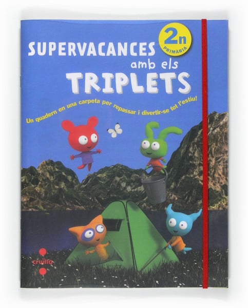 Portada del producto:  Supervacances amb els Triplets. 2 Primària
