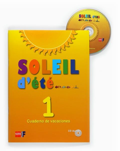 Portada del producto:  Soleil d’été. 1 ESO. Cuaderno de vacaciones