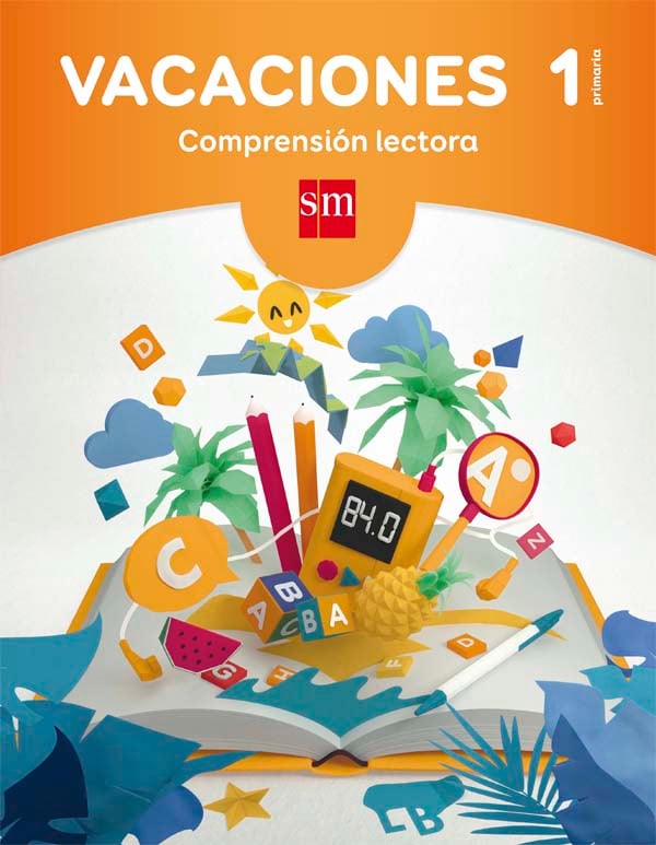 Portada del producto:  Vacaciones: comprensión lectora. 1 Educación Primaria