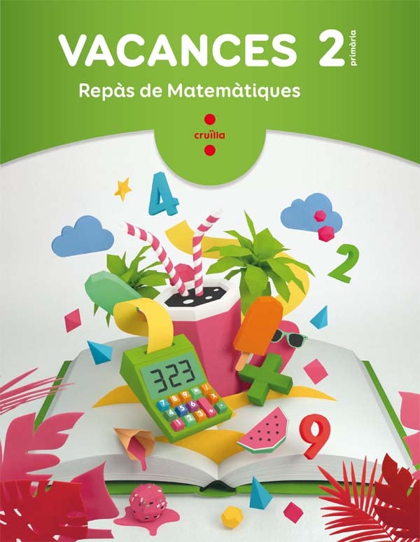 Portada del producto:  Vacances. Repàs de Matemàtiques. 2 Primària