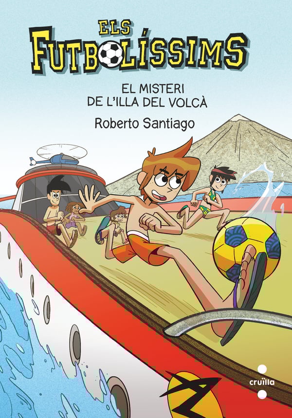 Portada del producto:  Els Futbolíssims 18: El misteri de l’illa del volcà
