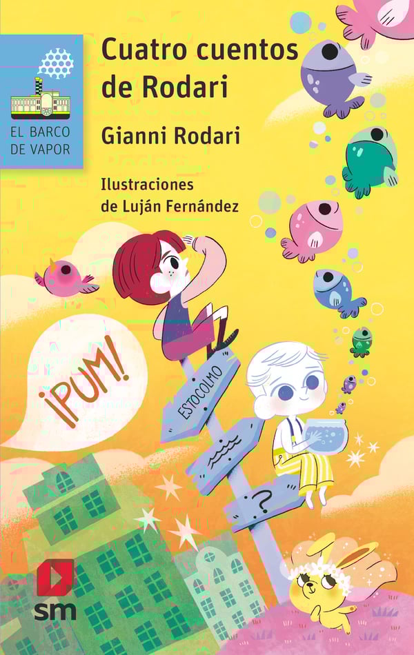 Portada del producto:  Cuatro cuentos de Rodari
