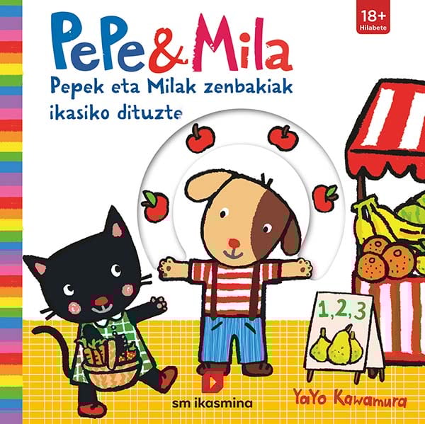 Portada del producto:  Pepek eta Milak zenbakiak ikasiko dituzte