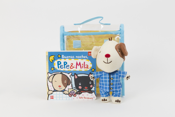 Portada del producto:  Pack de Buenas noches, Pepe & Mila (con muñeco de Pepe en pijama)