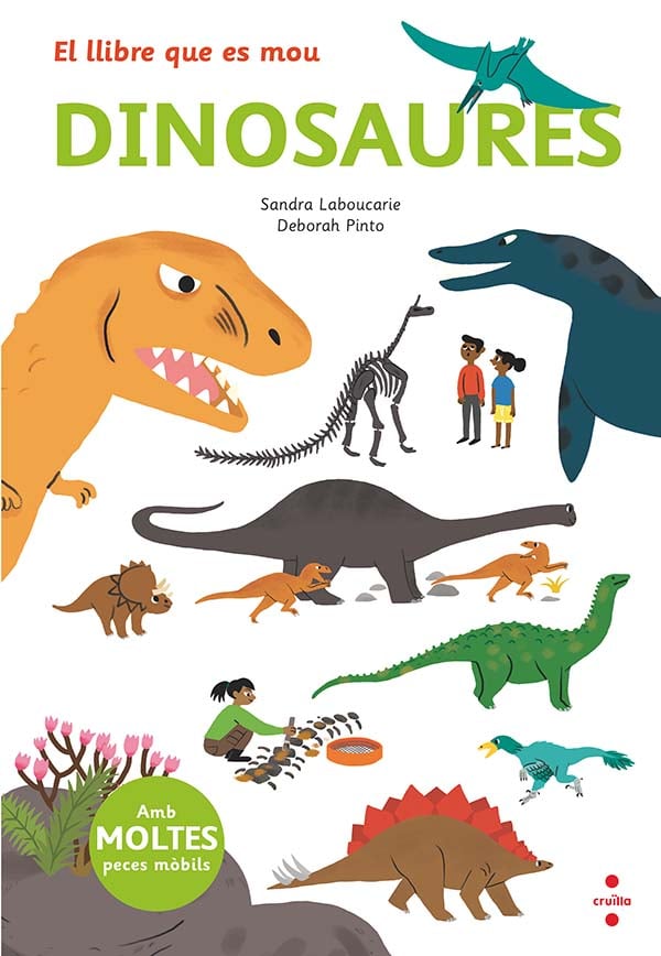 Portada del producto:  El llibre que es mou: dinosaures