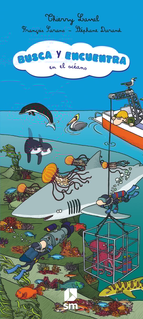 Portada del producto:  Busca y encuentra en el océano