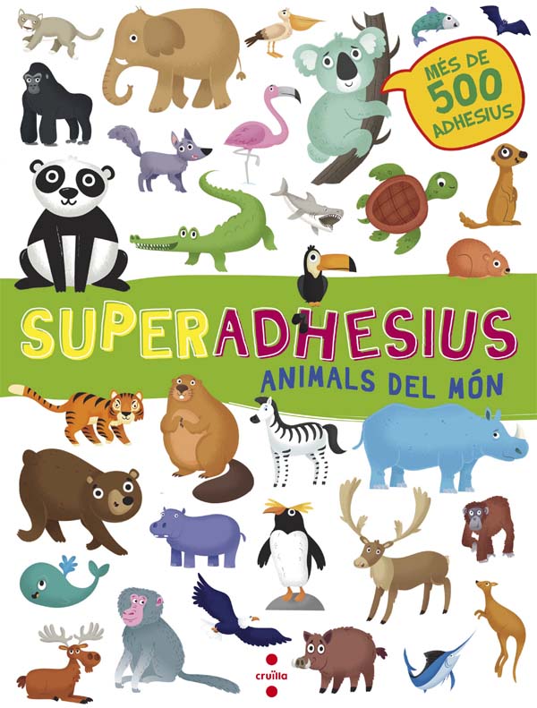 Portada del producto:  Superadhesius. Animals del món