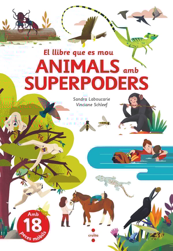 Portada del producto:  El llibre que es mou: Animals amb superpoders