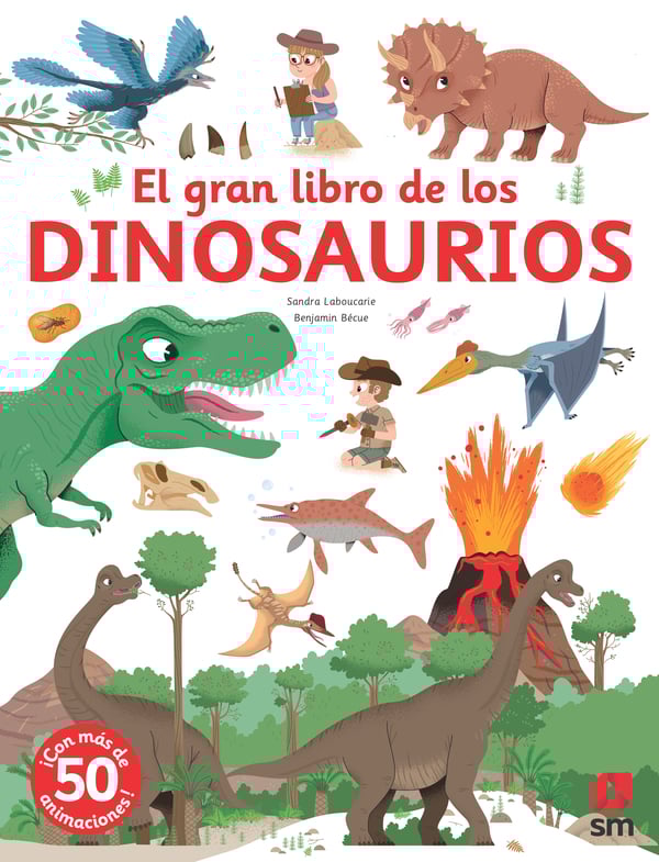 Portada del producto:  El gran libro de los dinosaurios