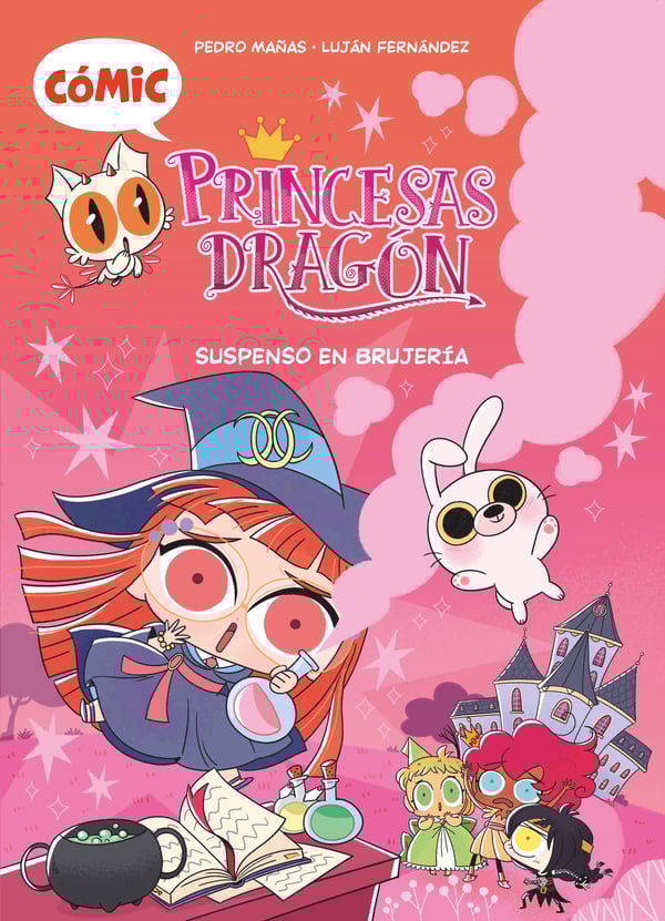 Portada del producto:  Cómic Princesas Dragón 2: Suspenso en brujería