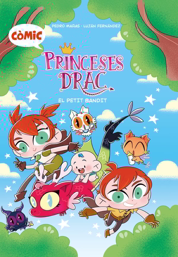 Portada del producto:  Còmic Princeses Drac 3. El petit bandit