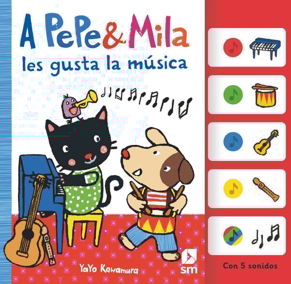 Portada del producto:  A Pepe y Mila les gusta la música