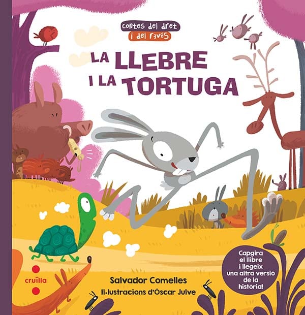 Portada del producto:  La llebre i la tortuga / La tortuga i la llebre
