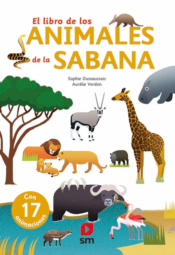 Portada del producto:  El libro de los animales de la sabana