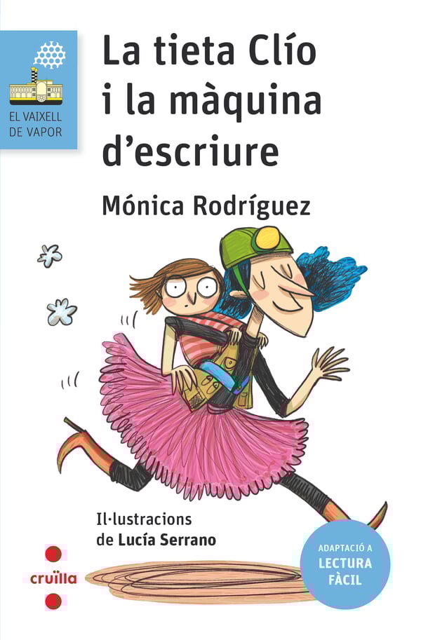 Portada del producto:  La tieta Clio i la màquina d’escriure (Lectura fàcil)