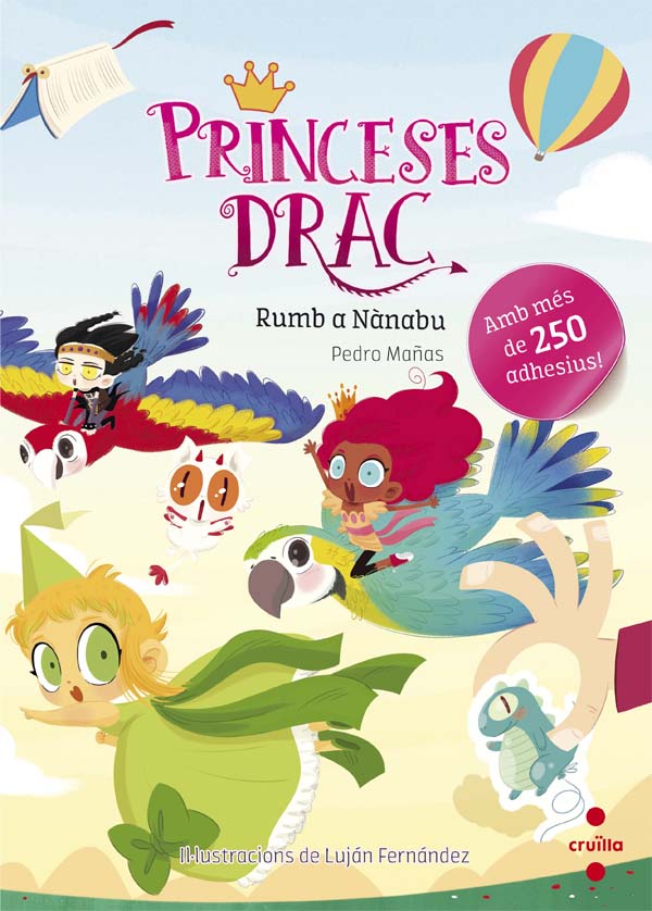 Portada del producto:  Princeses drac: rumb a Nànabu. Adhesius
