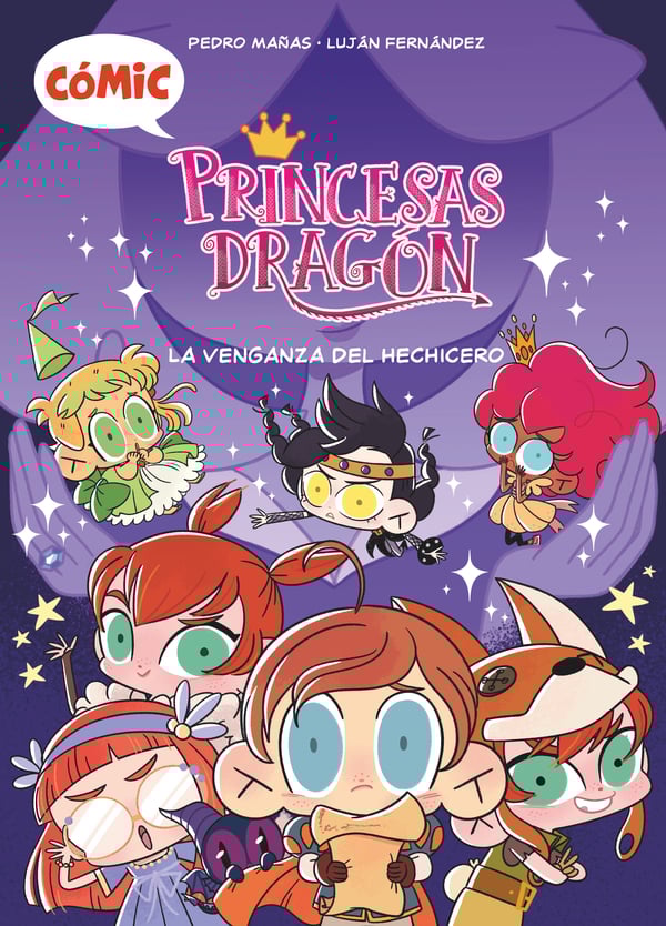 Portada del producto:  Cómic Princesas Dragón 1: La venganza del hechicero