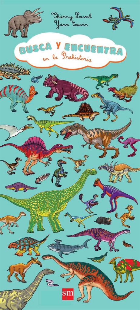 Portada del producto:  Busca y encuentra en la Prehistoria