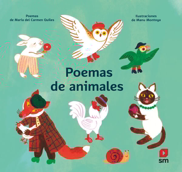 Portada del producto:  Poemas de animales