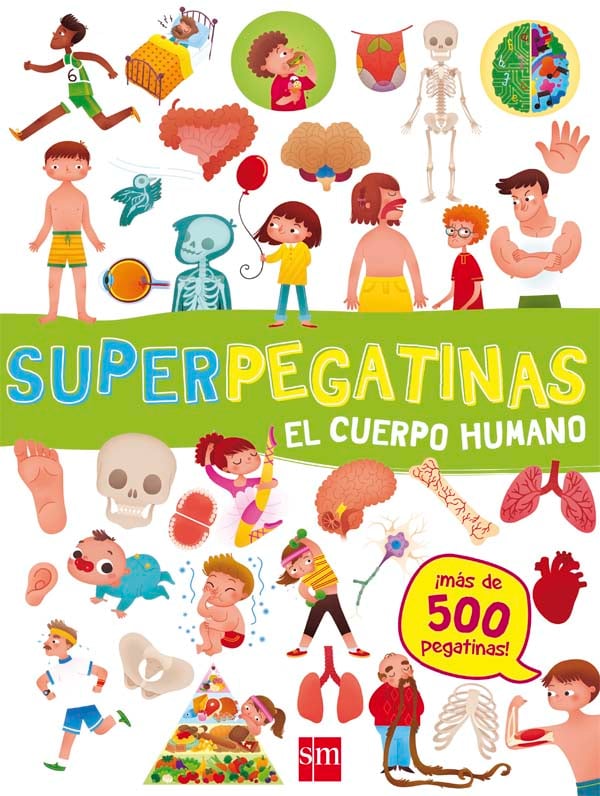 Portada del producto:  Superpegatinas El cuerpo humano