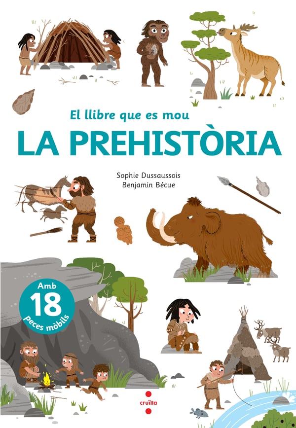 Portada del producto:  El llibre que es mou: La prehistòria
