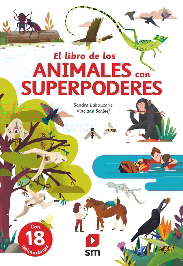 Portada del producto:  El libro de los animales con superpoderes