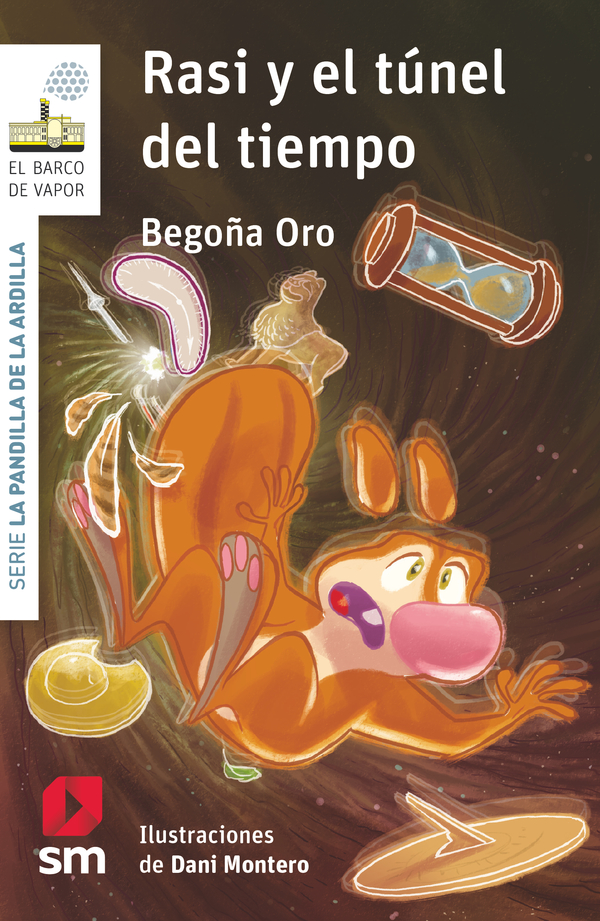 Portada del producto:  La pandilla de la ardilla 24. Rasi y el túnel del tiempo