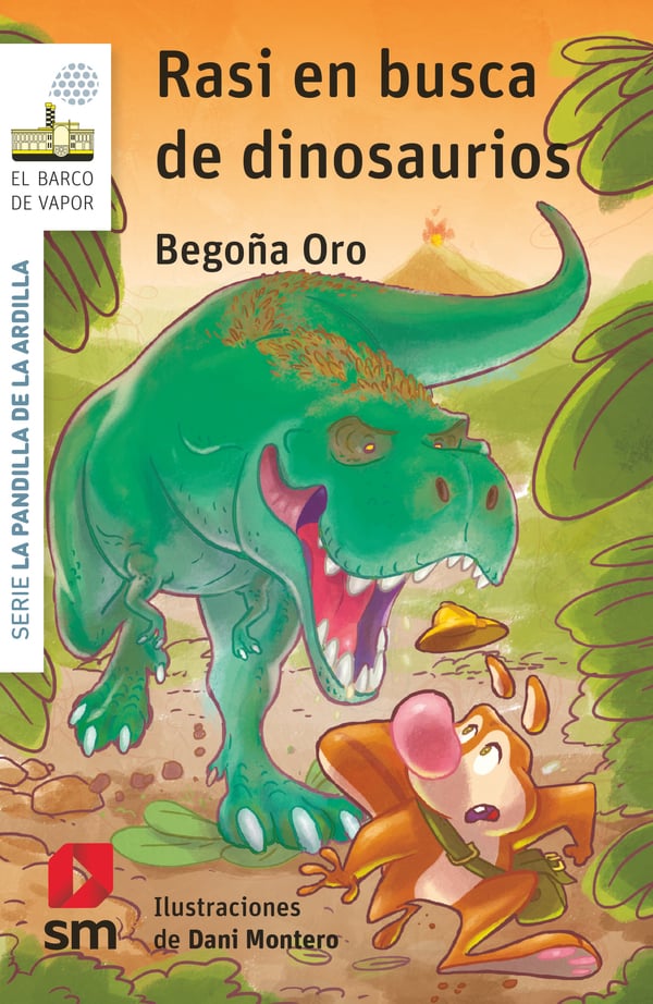 Portada del producto:  La pandilla de la ardilla 25. Rasi en busca de dinosaurios