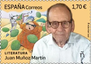 Correos emite hoy un sello dedicado a Juan Muñoz, autor de «Fray Perico y su borrico» Correos emite hoy un sello dedicado a Juan Muñoz, autor de «Fray Perico y su borrico»